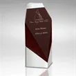 Tonne II Diagonal Cut Octagon - Wood | https://www.bestnamebadges.com
