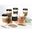 Kraft Coffee Sleeves | https://www.bestnamebadges.com