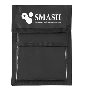 Nylon Neck Wallet Badge Holder | https://www.bestnamebadges.com