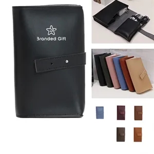 PU Leather Electronics Organizer