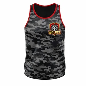 Women's Sublimated Interlock Jersey Style Tank Top 150G