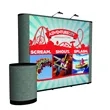 10' Straight Show 'N Rise Floor Kit (Mural w/ Fabric Ends) | https://www.bestnamebadges.com