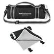 Riverside rPET Roll-Up Blanket With Carrying Handle | https://www.bestnamebadges.com