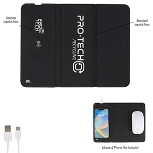 RPET 10W Wireless Charging Mouse Pad