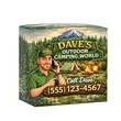 Golf Ball Custom Packaging Four Ball Box | https://www.bestnamebadges.com