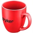 16oz. Curved Ceramic Coffee Mug with D-Handle | https://www.bestnamebadges.com