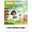 Hello Spring Coloring and Activity Book | https://www.bestnamebadges.com