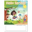 Hello Spring Coloring and Activity Book | https://www.bestnamebadges.com