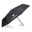 Chocó Compact Bamboo Handle Umbrella | https://www.bestnamebadges.com