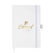 Plato Journal W/Elastic Band & Pen Loop | https://www.bestnamebadges.com
