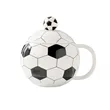 Soccer Ceramic Mug | https://www.bestnamebadges.com