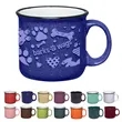 15 Oz. Full Color Campfire Mug | https://www.bestnamebadges.com