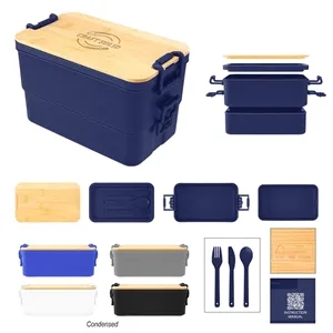 Mega Bites Stackable Bento Box | https://www.bestnamebadges.com