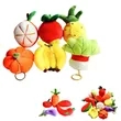 Mini Fruit Plush Toys | https://www.bestnamebadges.com