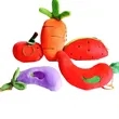 Mini Fruit Plush Toys | https://www.bestnamebadges.com