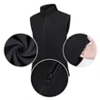 Women's Basic Polar Fleece Vest With Zipper | https://www.bestnamebadges.com