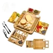 Bamboo Cheese Board Set | https://www.bestnamebadges.com