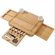 Bamboo Cheese Board Set | https://www.bestnamebadges.com