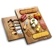 Bamboo Cheese Board Set | https://www.bestnamebadges.com