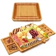 Bamboo Cheese Board Set | https://www.bestnamebadges.com
