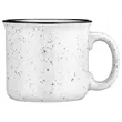 15oz. Speckled Ceramic Wide-Rim Mug | https://www.bestnamebadges.com