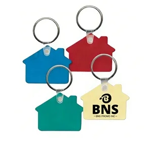 PVC House Shaped Keychain