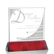 Sierra Square Award - Burlwood | https://www.bestnamebadges.com
