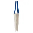 Liberty Bags Natural Tote with Contrast-Color Handles | https://www.bestnamebadges.com