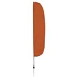 15' Solid-Color Stadium Flutter Flag Kit Single-Sided | https://www.bestnamebadges.com