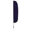 15' Solid-Color Stadium Flutter Flag Kit Single-Sided | https://www.bestnamebadges.com