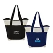 Myrtle Natural Canvas Tote | https://www.bestnamebadges.com