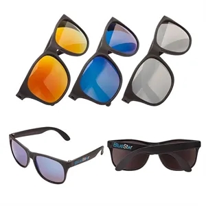 Sharp Mirrored Sunglasses | https://www.bestnamebadges.com