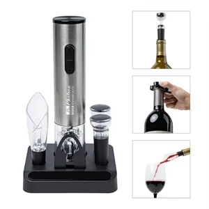 Carignan 6-Piece Electric Wine Set | https://www.bestnamebadges.com