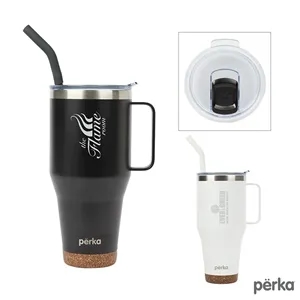 Perka® Hartford 40 oz. Double Wall, Stainless Steel Trave... | https://www.bestnamebadges.com