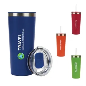 Bremen 24 oz. Steel/50% Recycled PP Liner Travel Tumbler | https://www.bestnamebadges.com