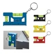 Hank 3" Level / Ruler Keyring | https://www.bestnamebadges.com