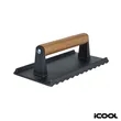 iCOOL® Kodiak Rectangular Cast Iron Meat Press | https://www.bestnamebadges.com
