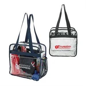 Athina Clear Stadium Tote | https://www.bestnamebadges.com