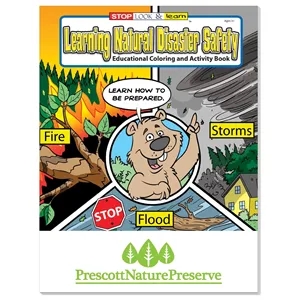 Good Value™ Coloring Book: Learning Natural Disaster Safety | https://www.bestnamebadges.com