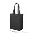 Herringbone Executive Work Tote with Multi-Pockets | https://www.bestnamebadges.com