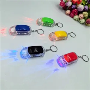 Flashing LED Car Key Chain