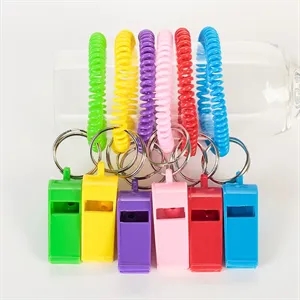 Coil Wrist Band w/ Whistle