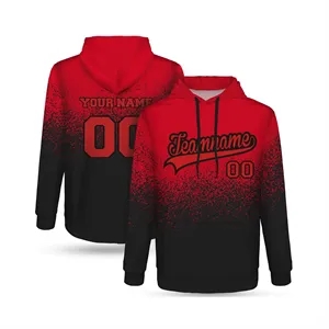 Custom Sublimated Hooded Sweatshirt With Kangaroo Pocket