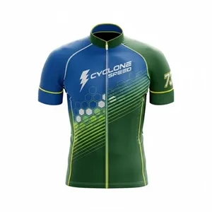 Unisex Sublimated Cycling Jersey Short Sleeve 220GSM