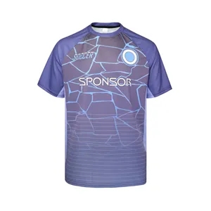 Dye Sublimated Crew Neck Performance T Shirt