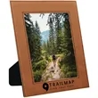 8" x 10" Rawhide Leatherette Photo Frame | https://www.bestnamebadges.com