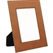 5" x 7" Rawhide Leatherette Photo Frame | https://www.bestnamebadges.com