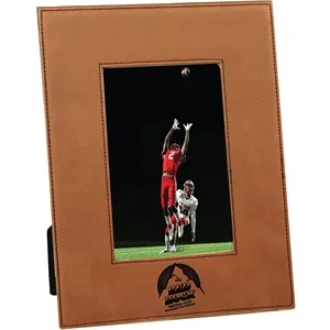 4" x 6" Rawhide Leatherette Photo Frame