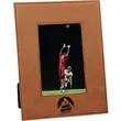 4" x 6" Rawhide Leatherette Photo Frame | https://www.bestnamebadges.com
