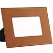 4" x 6" Rawhide Leatherette Photo Frame | https://www.bestnamebadges.com